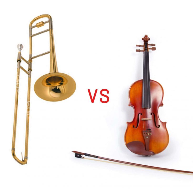 trombone or violin