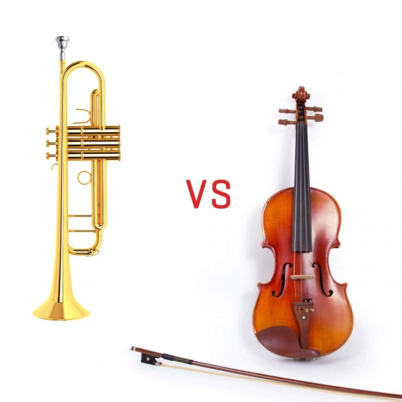 trumpet or violin
