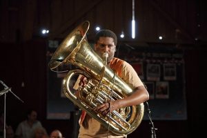 black tuba players